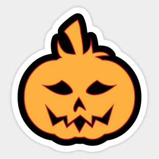 laughing pumpkin Sticker